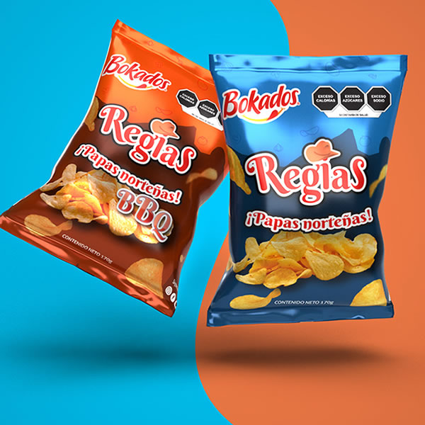 Empaque papas fritas REGIAS