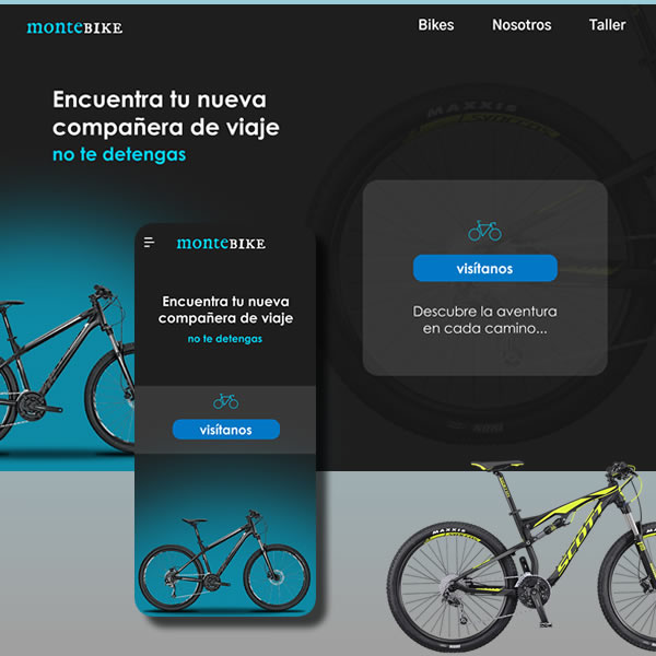 Diseño web monteBIKE